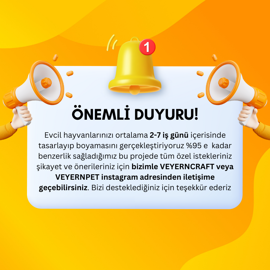 Kişiye Özel Evcil Hayvan Figürü