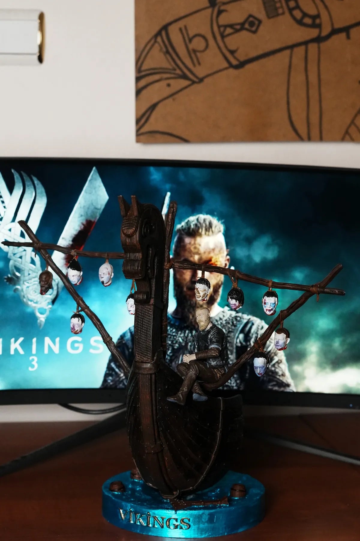 Vikings Ragnarın Gemisi 45cm