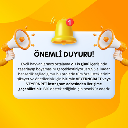 Kişiye Özel  Evcil Hayvan Figürü